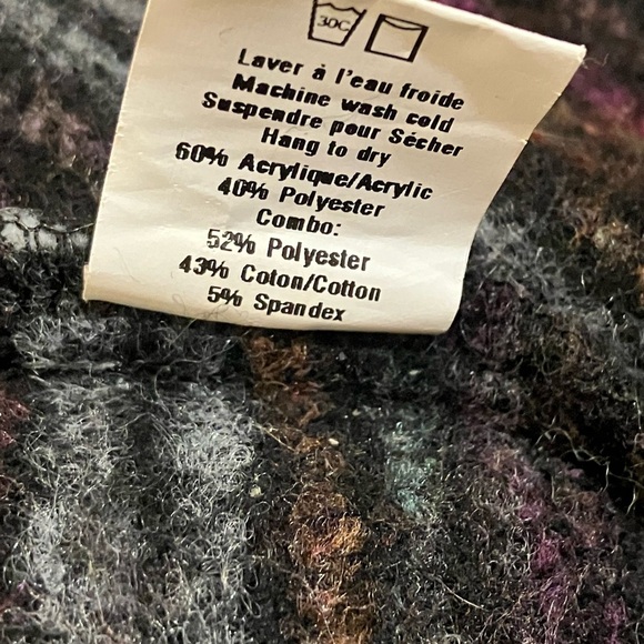 women’s small Valerie Dumaine Canadian designer Multicolor Sweater - Picture 7 of 16